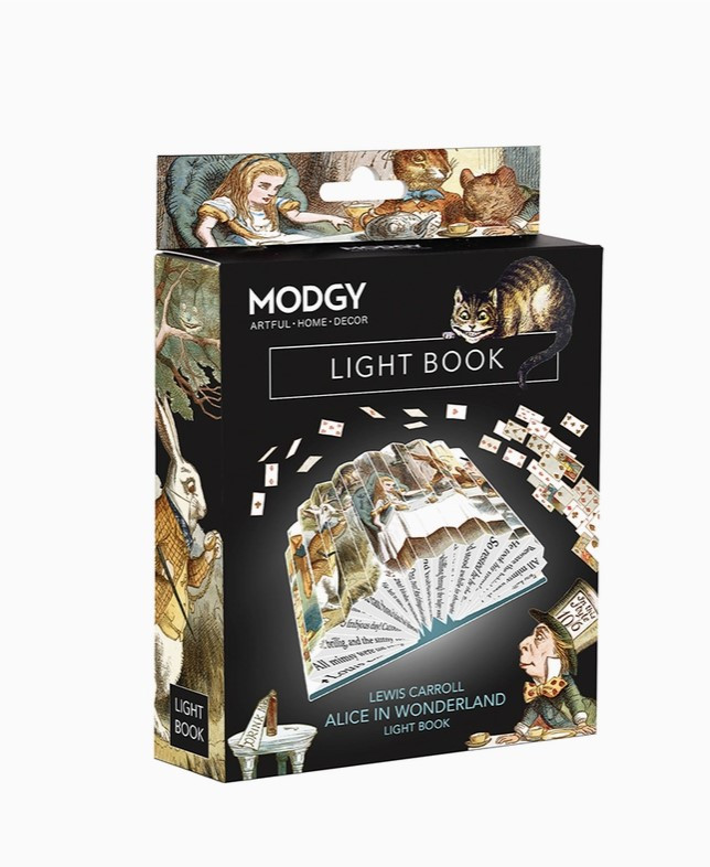 Modgy Light Book - Lewis Carroll Alice in Wonderland