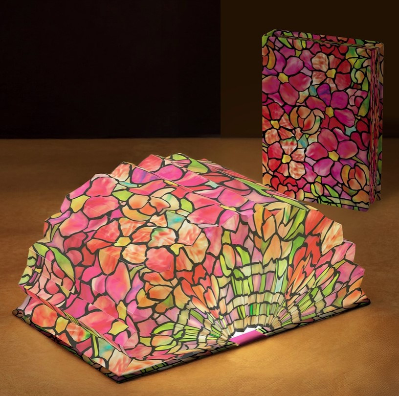 Modgy Light Book - Louis C. Tiffany Pink Peony
