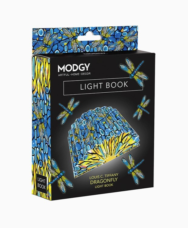 Modgy Light Book - Louis C. Tiffany Dragonfly