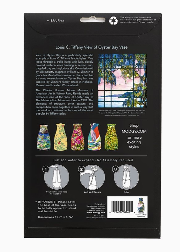 Modgy Expandable Vase - Louis C. Tiffany View of Oyster Bay