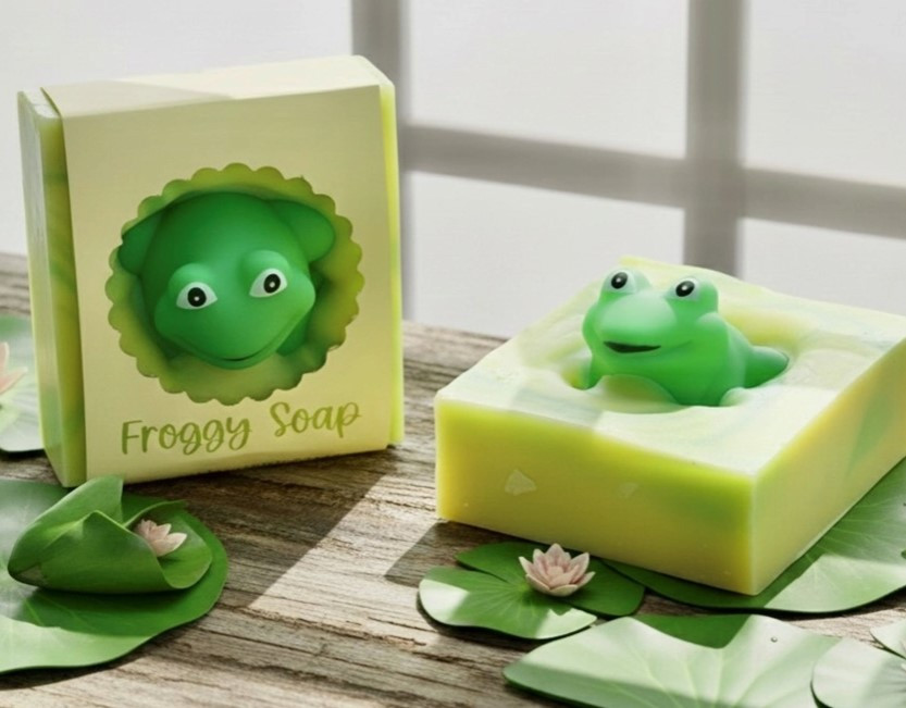 Froggy kids soap