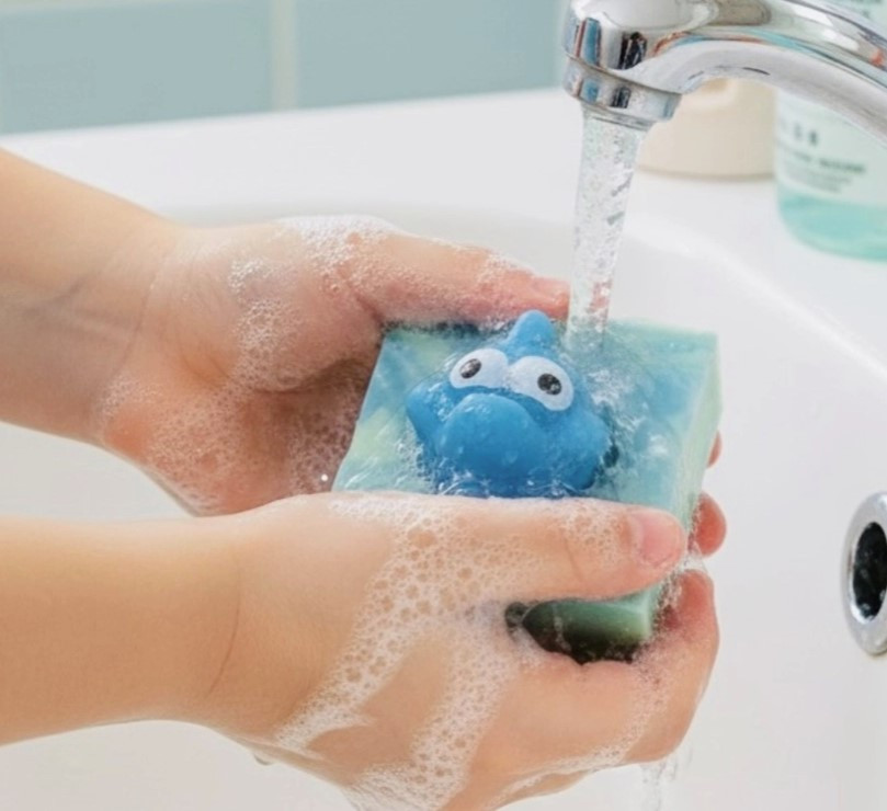 Shark kids soap