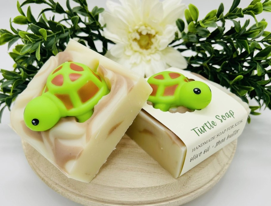 Turtle kids soap