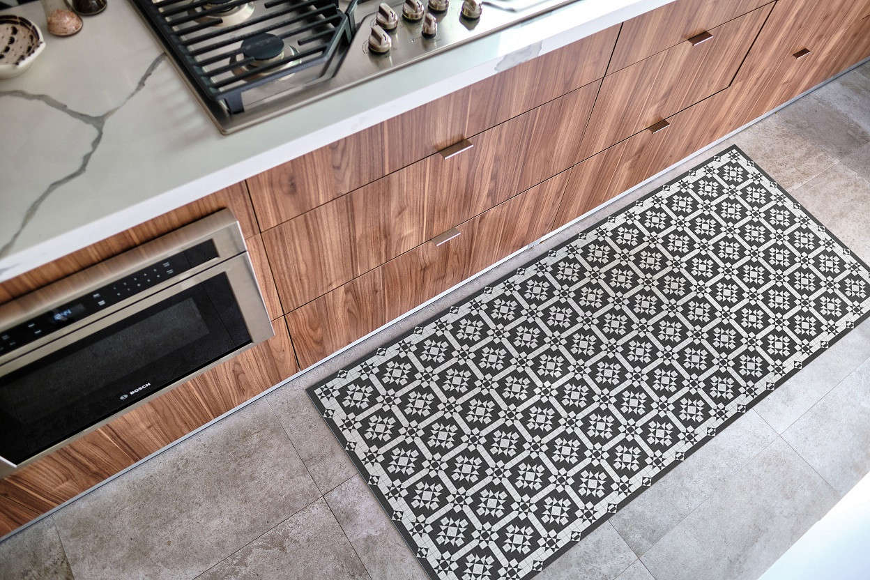 Geo_N comfort cushion vinyl floor mat 