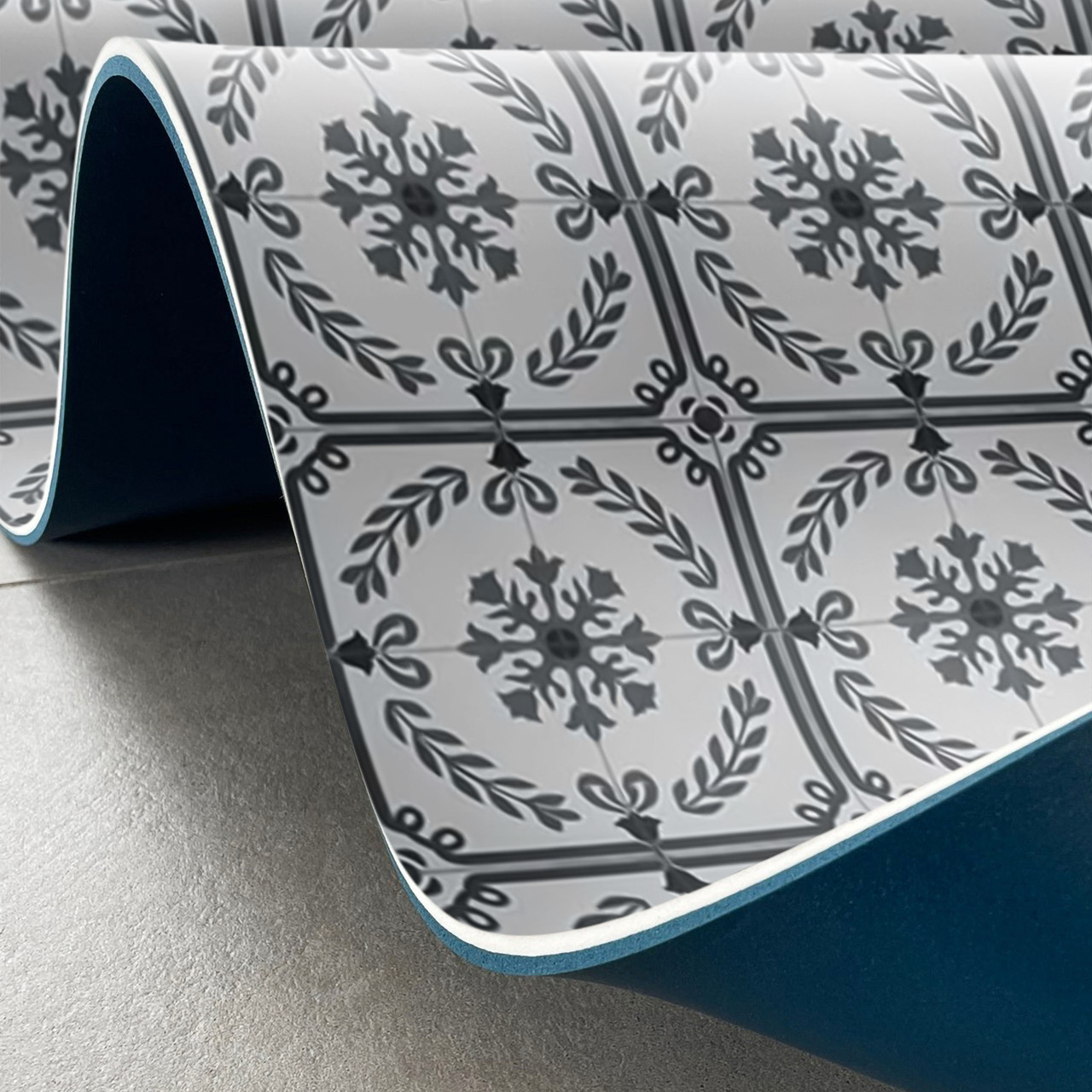 Zeus_G black comfort cushion vinyl floor mat 