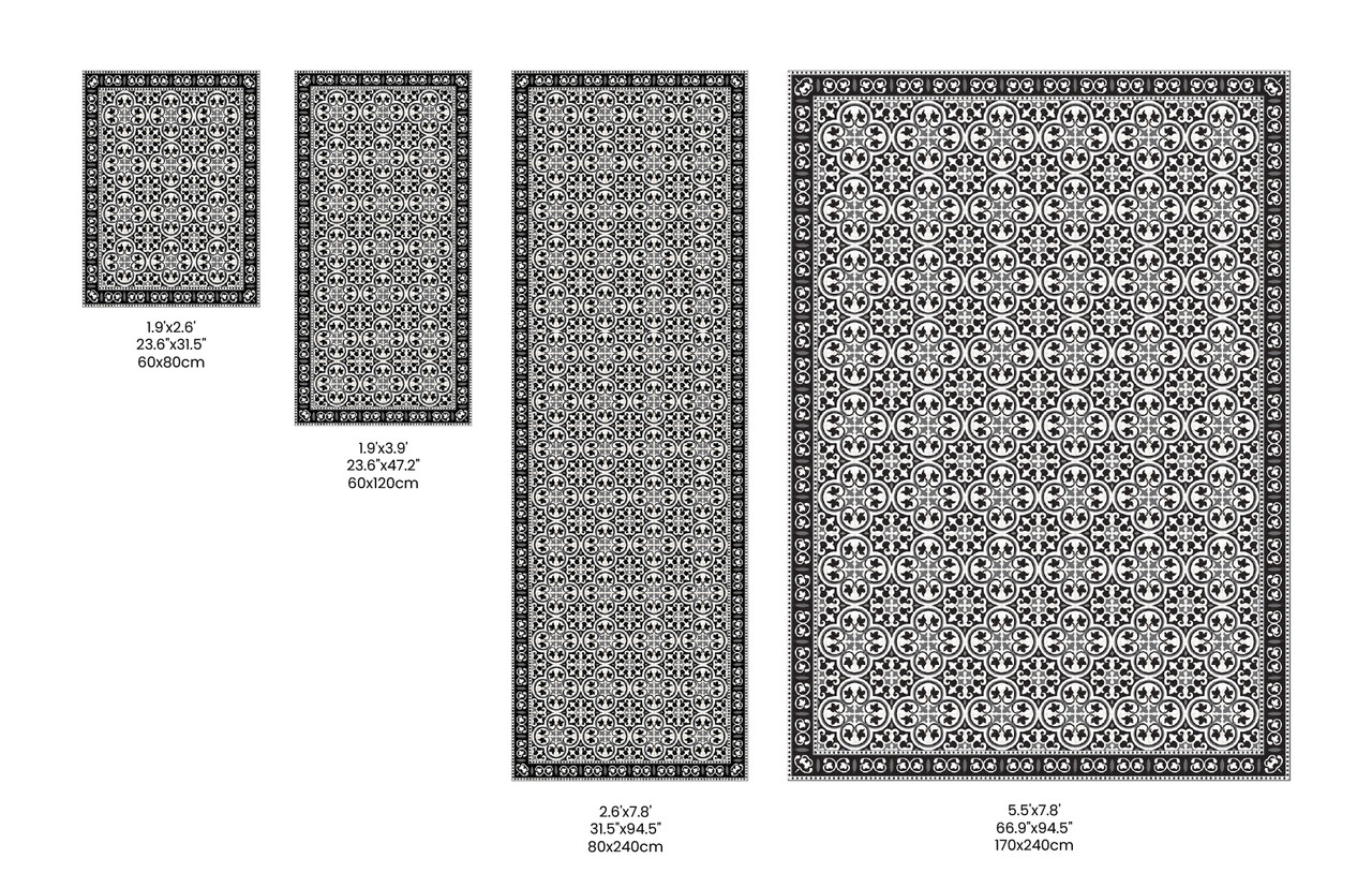 Pinta_B vinyl floor mat rug