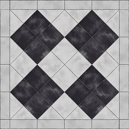 Pierrot_B vinyl floor mat rug