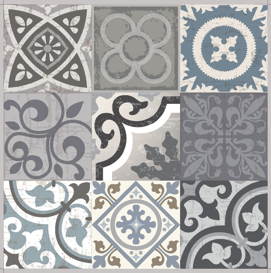 Metal_GA vinyl floor mat rug