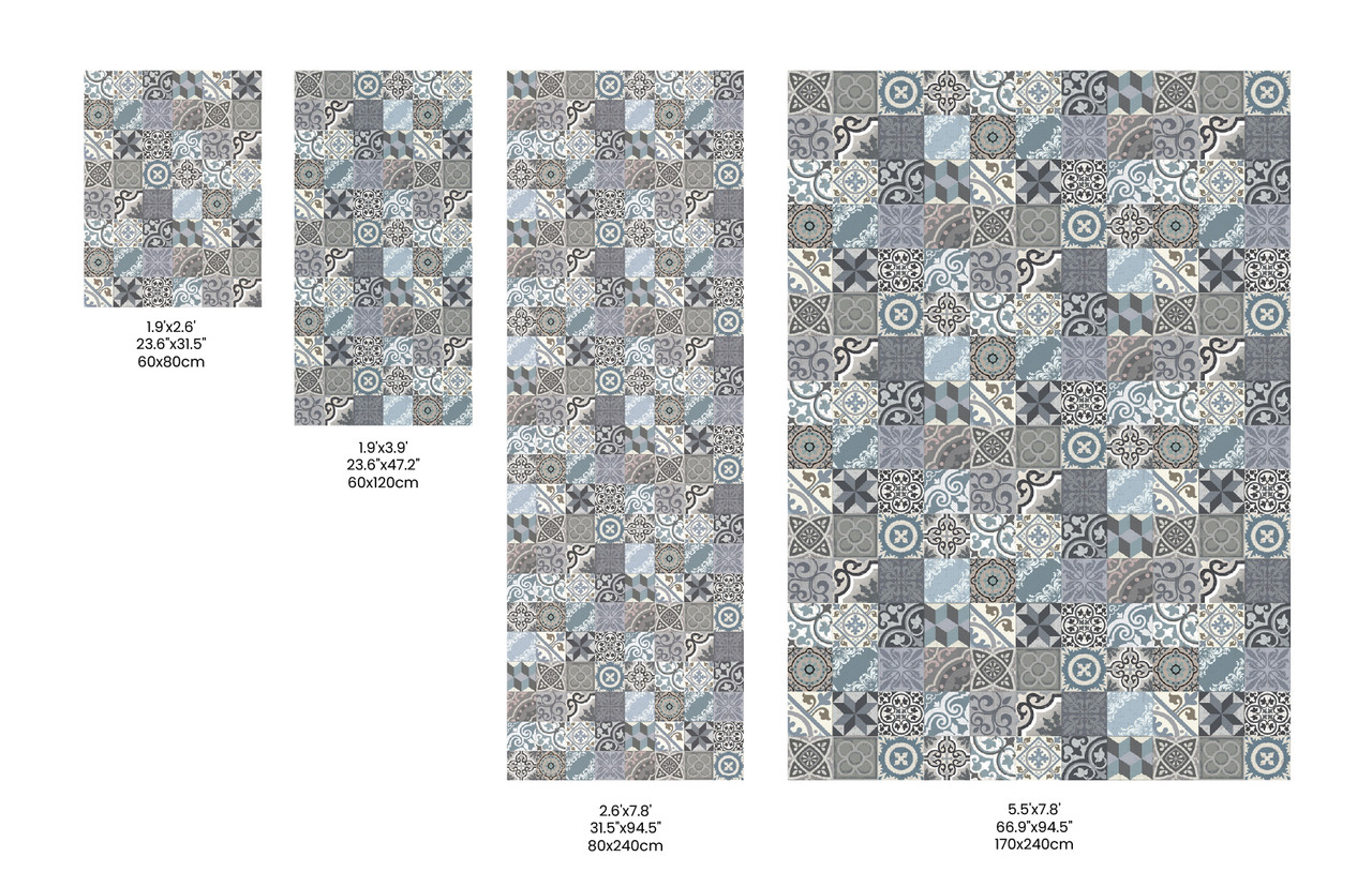 Metal_GA vinyl floor mat rug
