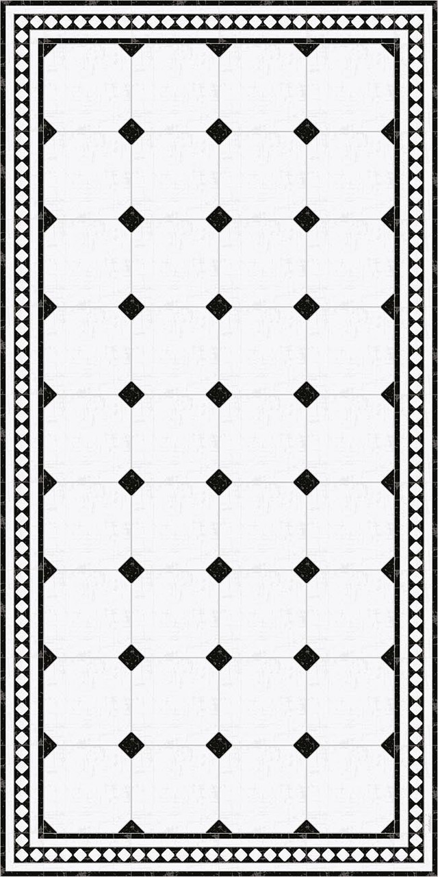 adama lion_b black vinyl floor mat rug