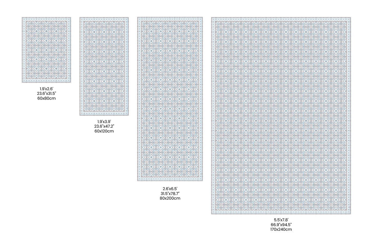 Integral_A vinyl floor mat rug