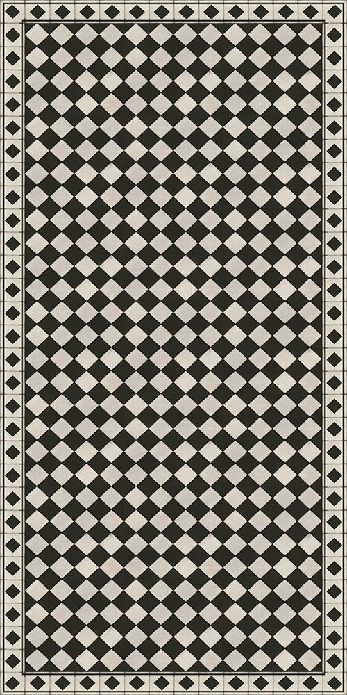 Adama Chess comfort cushion vinyl floor mat