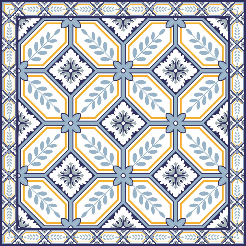 Cesar_A vinyl floor mat rug