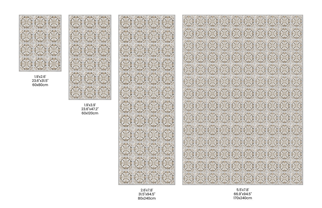 Angel_F vinyl floor mat rug