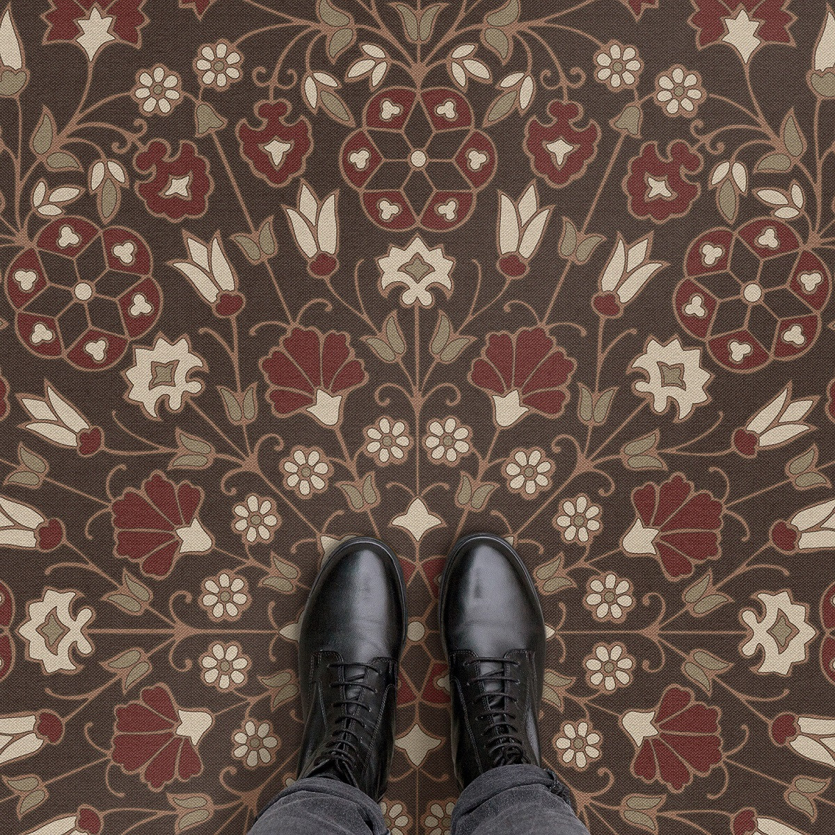 Biltmore Spicher Biltmore Arabesque Bloom Crimson Walnut