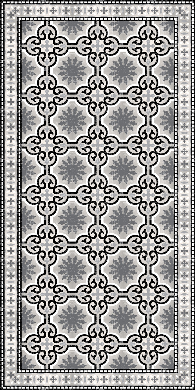 adama dream_BW comfort cushion vinyl floor mat rug 