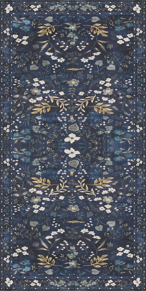 adama moonflower_a vinyl floor mat rug 