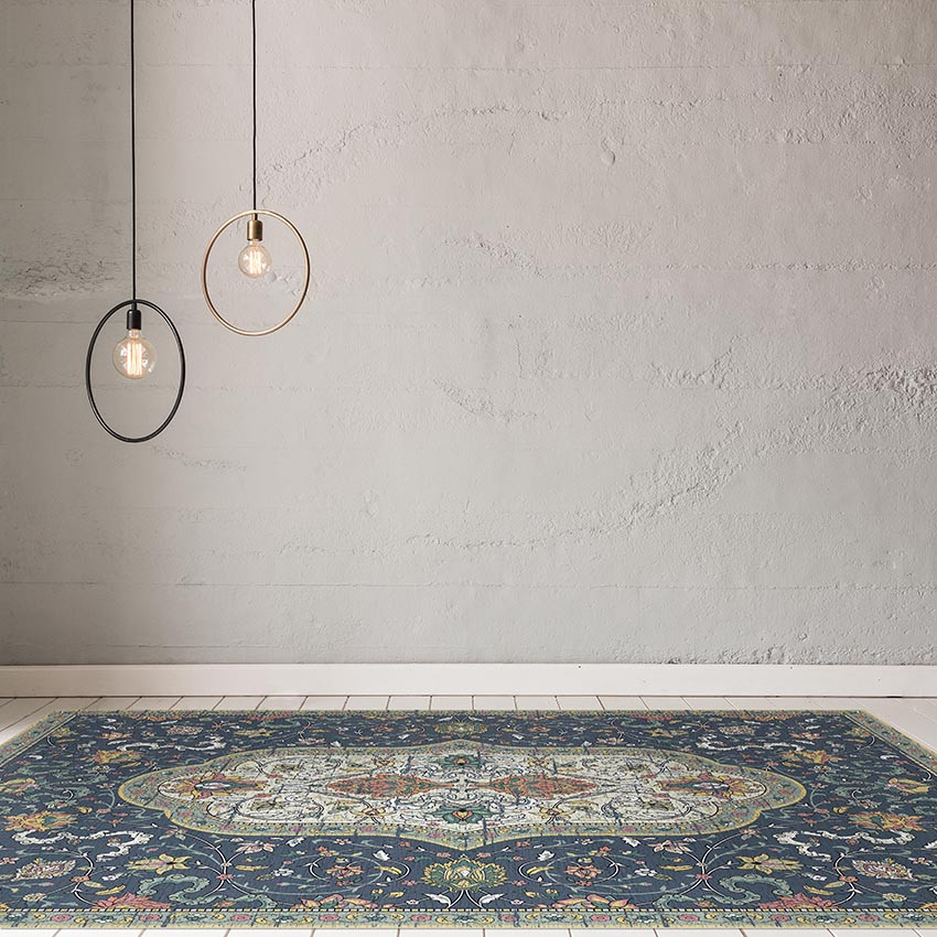Hamsa_G vinyl floor mat rug
