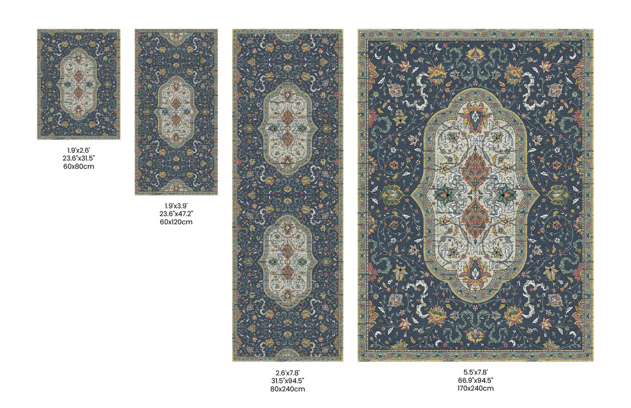Hamsa_G vinyl floor mat rug
