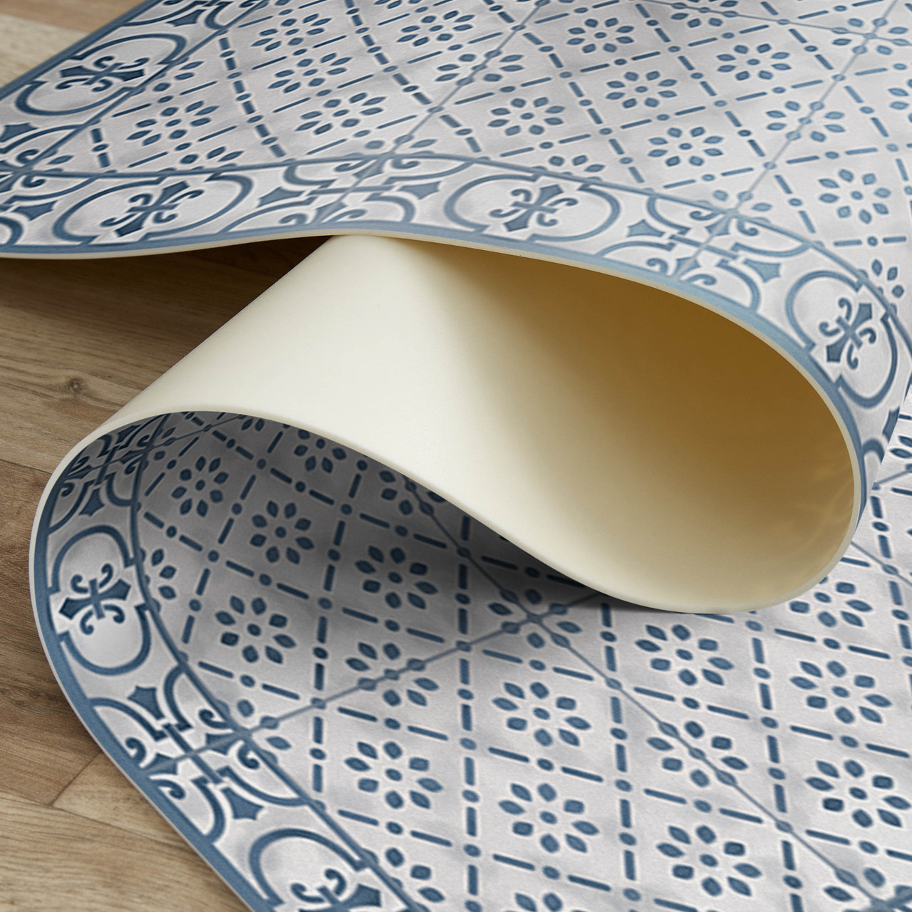 Delicado_A vinyl floor mat rug