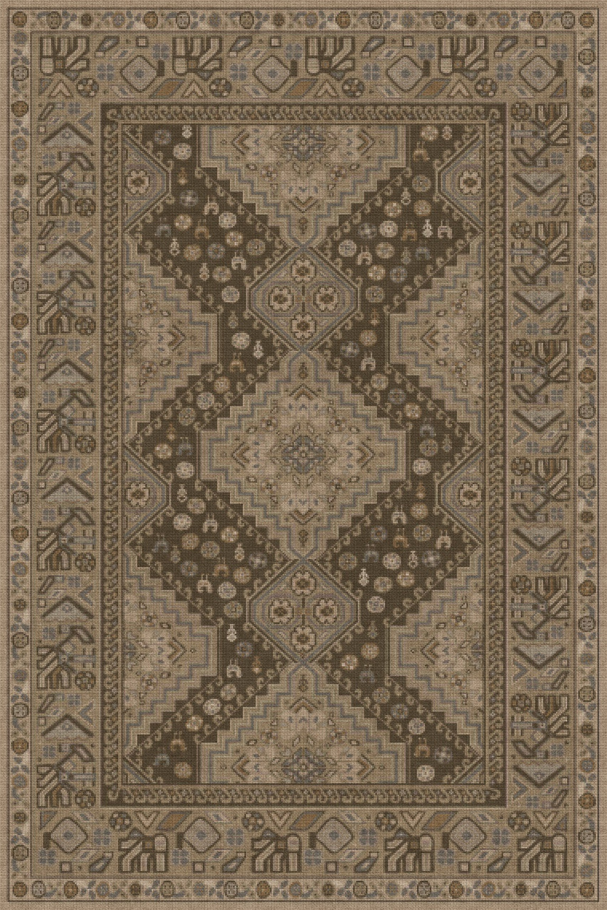 Biltmore Grand Estate The Chariot - vinyl floor cloth sizes 20x30, 24x36, 38x56