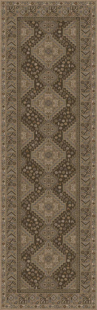 Biltmore Grand Estate The Chariot - vinyl floor cloth sizes 24x77, 26x83, 30x96, 36x115