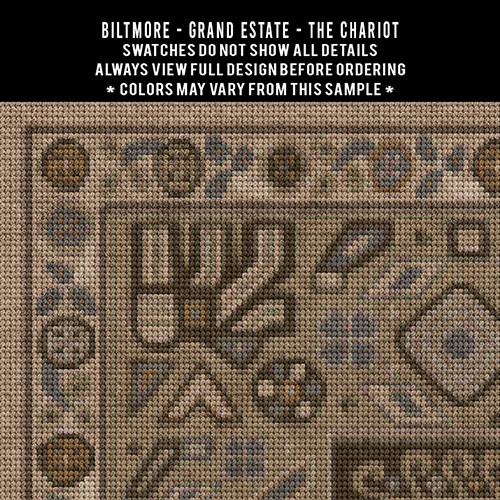 Biltmore Grand Estate The Chateau - vinyl floor cloth swatch 