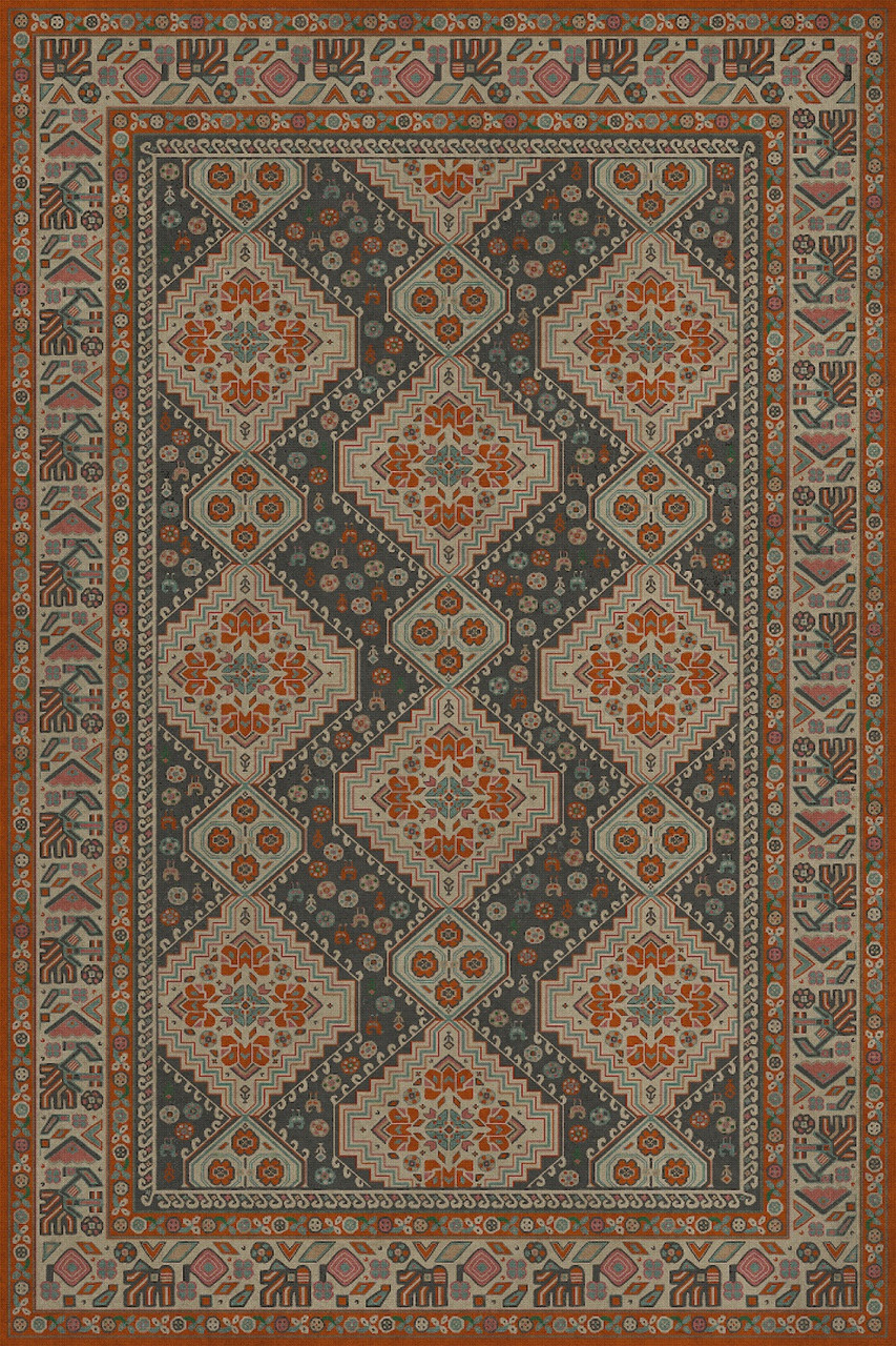 Biltmore Grand Estate The Chateau - vinyl floor cloth sizes 52x76, 72x108