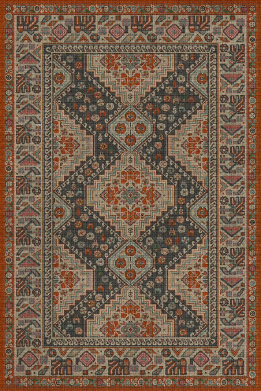 Biltmore Grand Estate The Chateau - vinyl floor cloth sizes 20x30, 24x36, 38x56