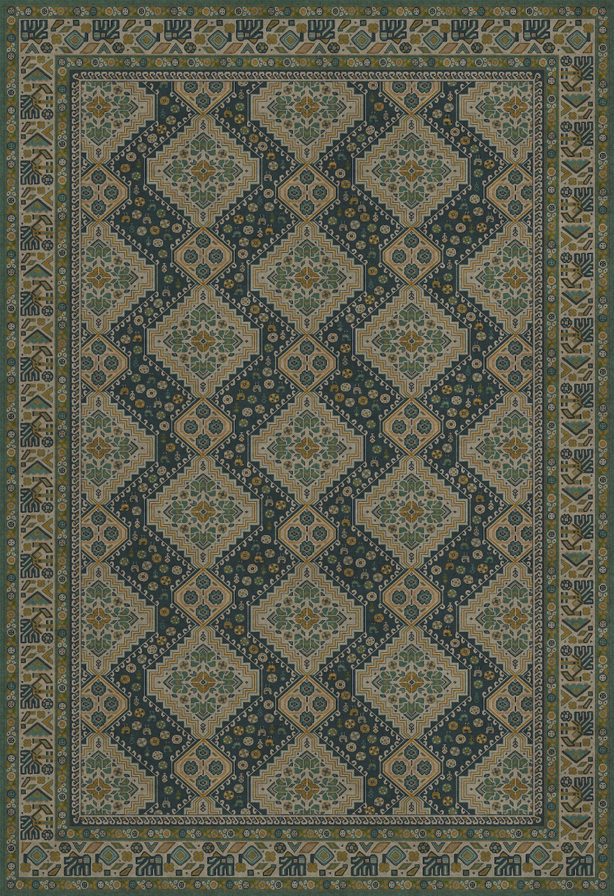 Biltmore Grand Estate The Loggia - vinyl floor cloth sizes 96x120, 120x175