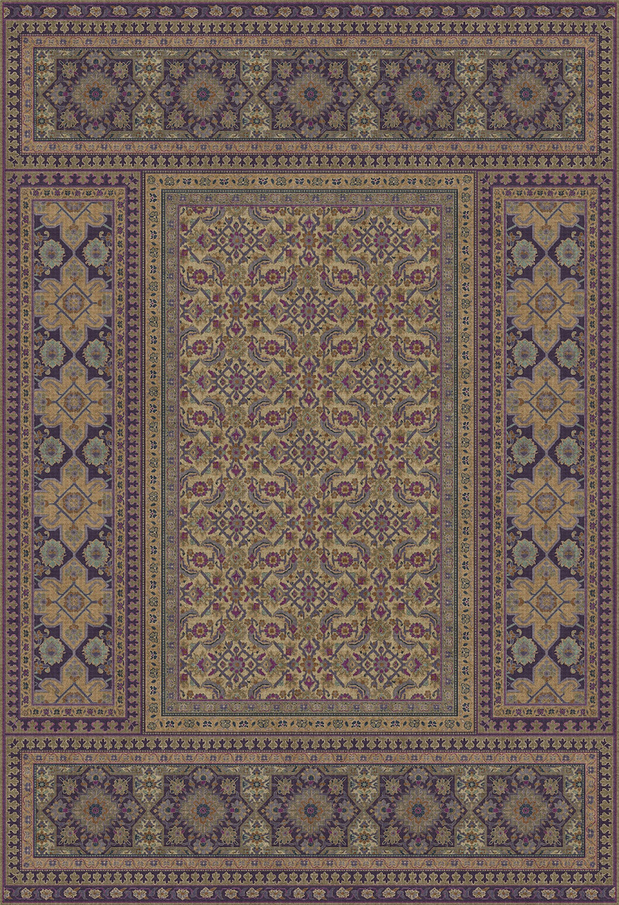 Biltmore Maison Tapis Avignon - vinyl floor cloth sizes 52x76, 72x108