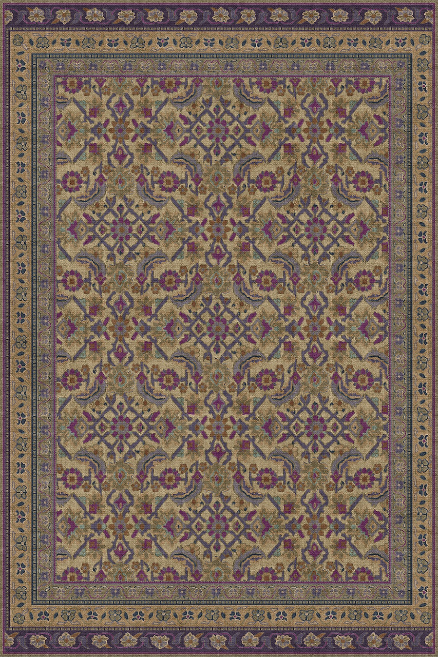 Biltmore Maison Tapis Avignon - vinyl floor cloth sizes 20x30, 24x36, 38x56