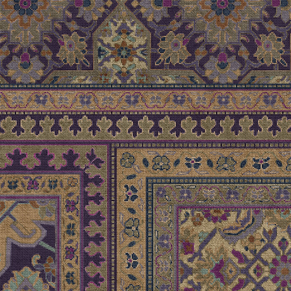 Biltmore Maison Tapis Avignon - vinyl floor cloth detail