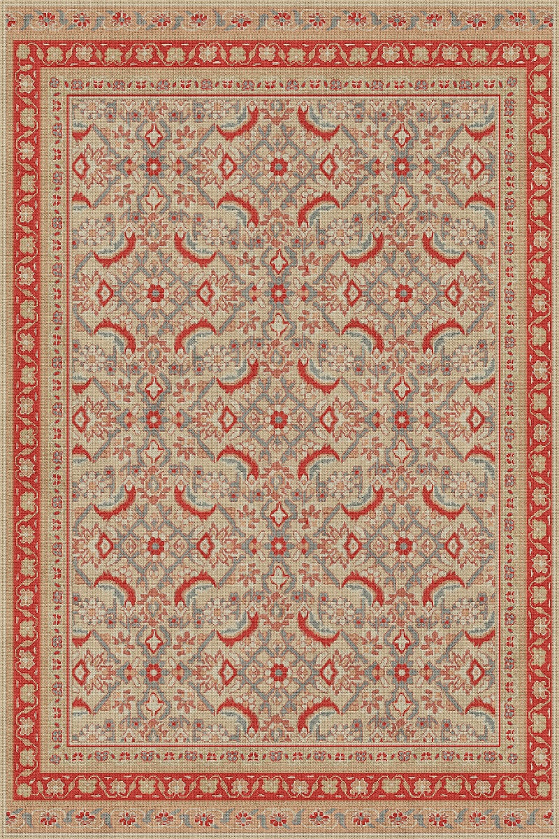 Biltmore Maison Tapis Azay Le Rideau - vinyl floor cloth sizes 20x30, 24x36, 38x56