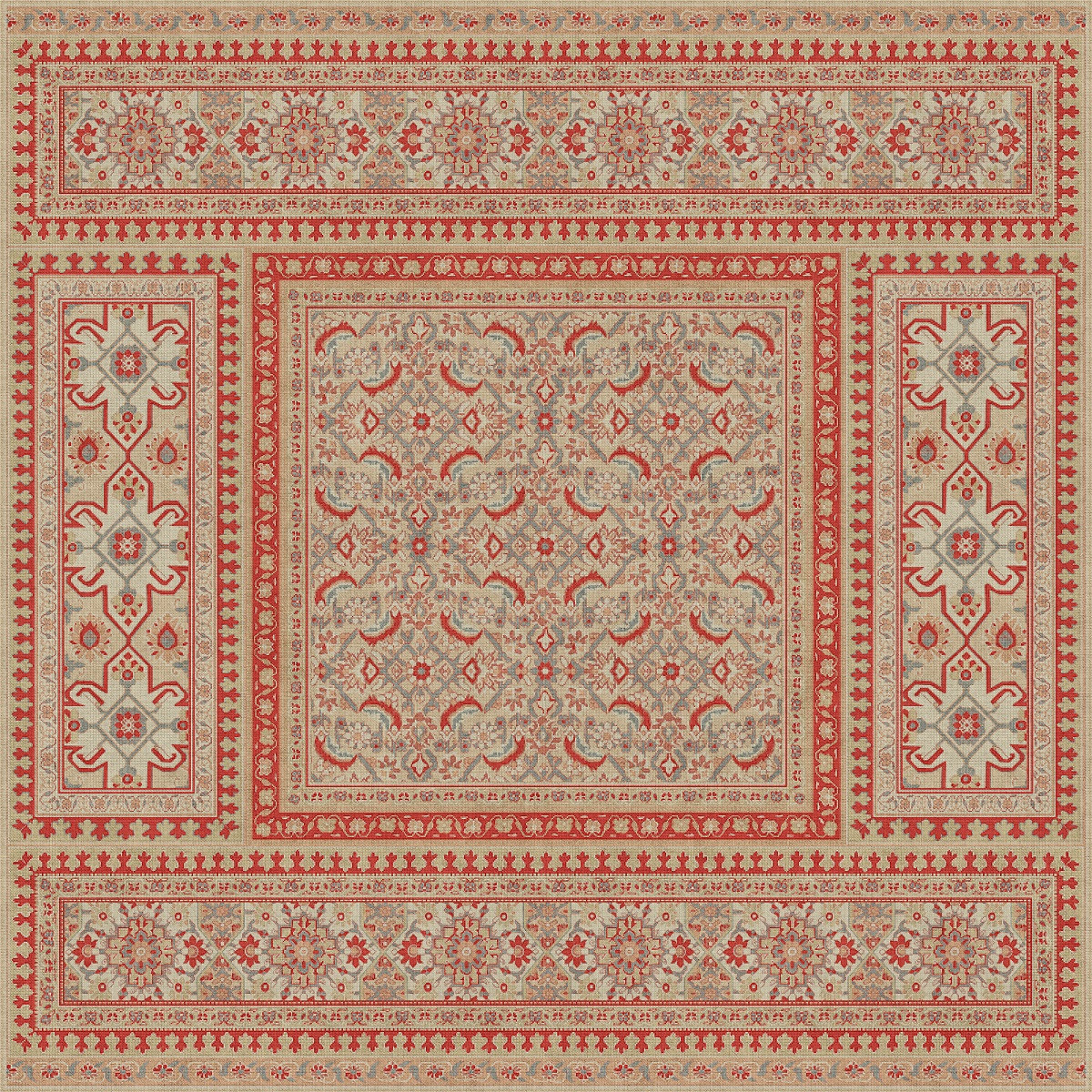 Biltmore Maison Tapis Azay Le Rideau - vinyl floor cloth size 72x72