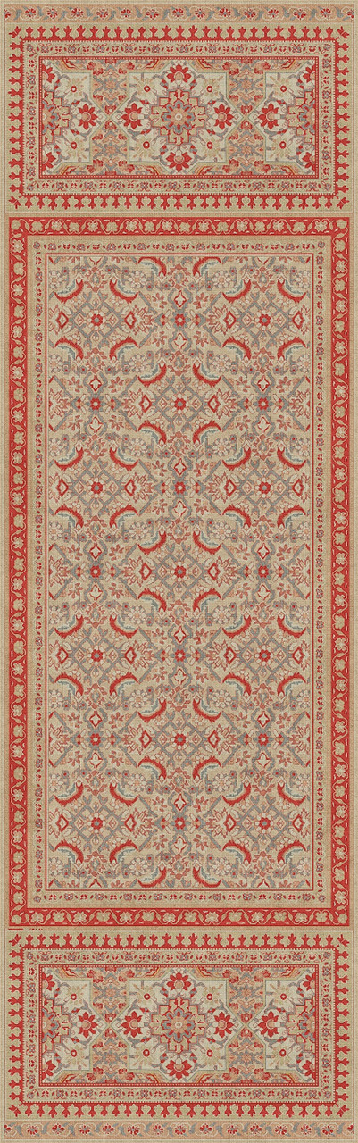 Biltmore Maison Tapis Azay Le Rideau - vinyl floor cloth sizes 24x77, 36x115