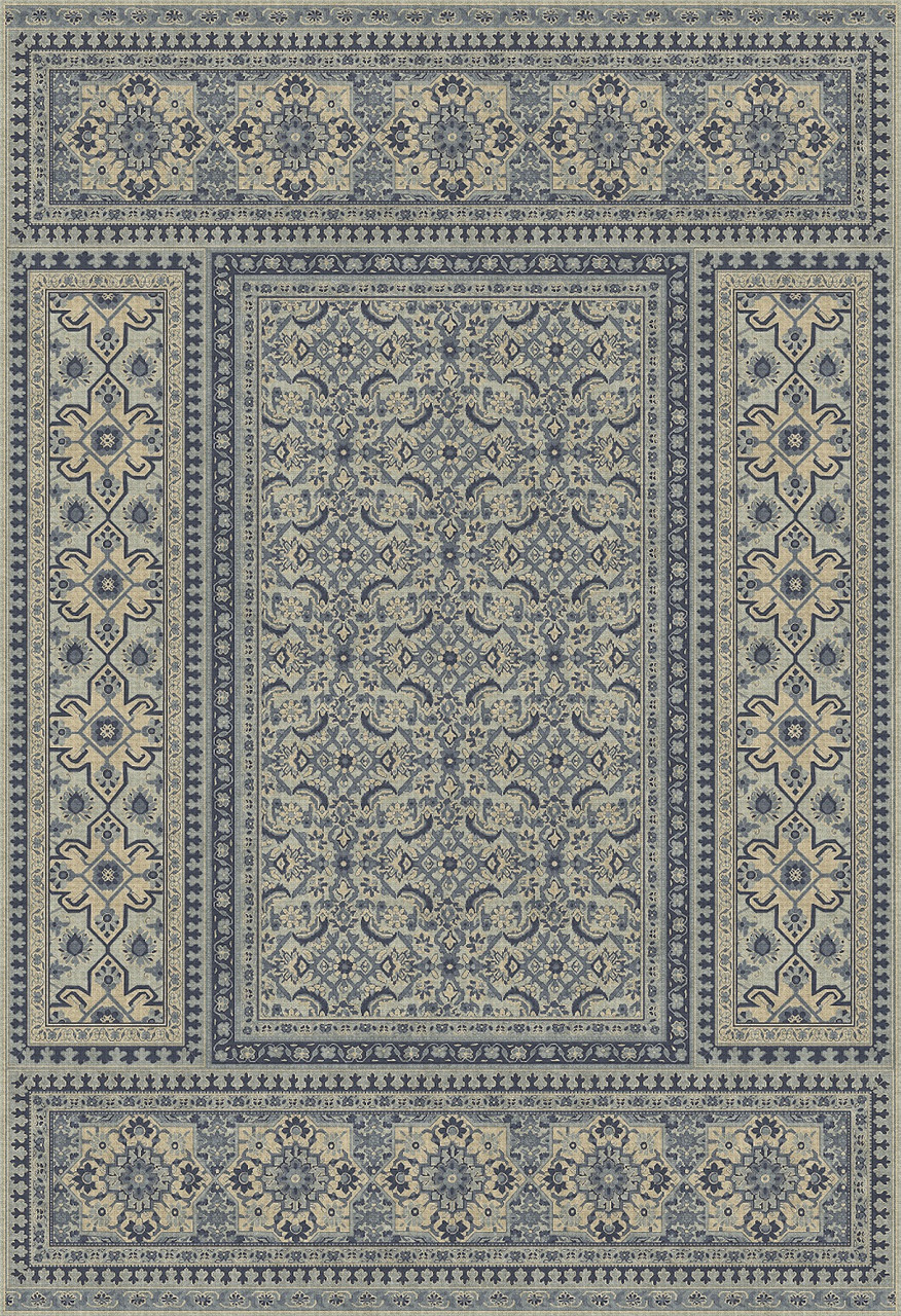 Biltmore Maison Tapis Brittany - vinyl floor cloth sizes 52x76, 72x108