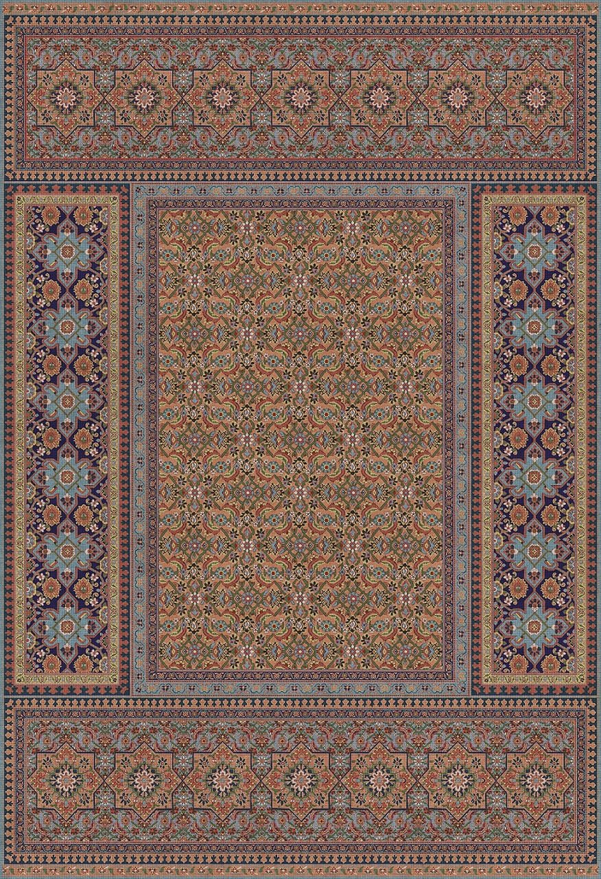 Biltmore Maison Tapis Cote d'Azur - vinyl floor cloth sizes 96x140, 120x175