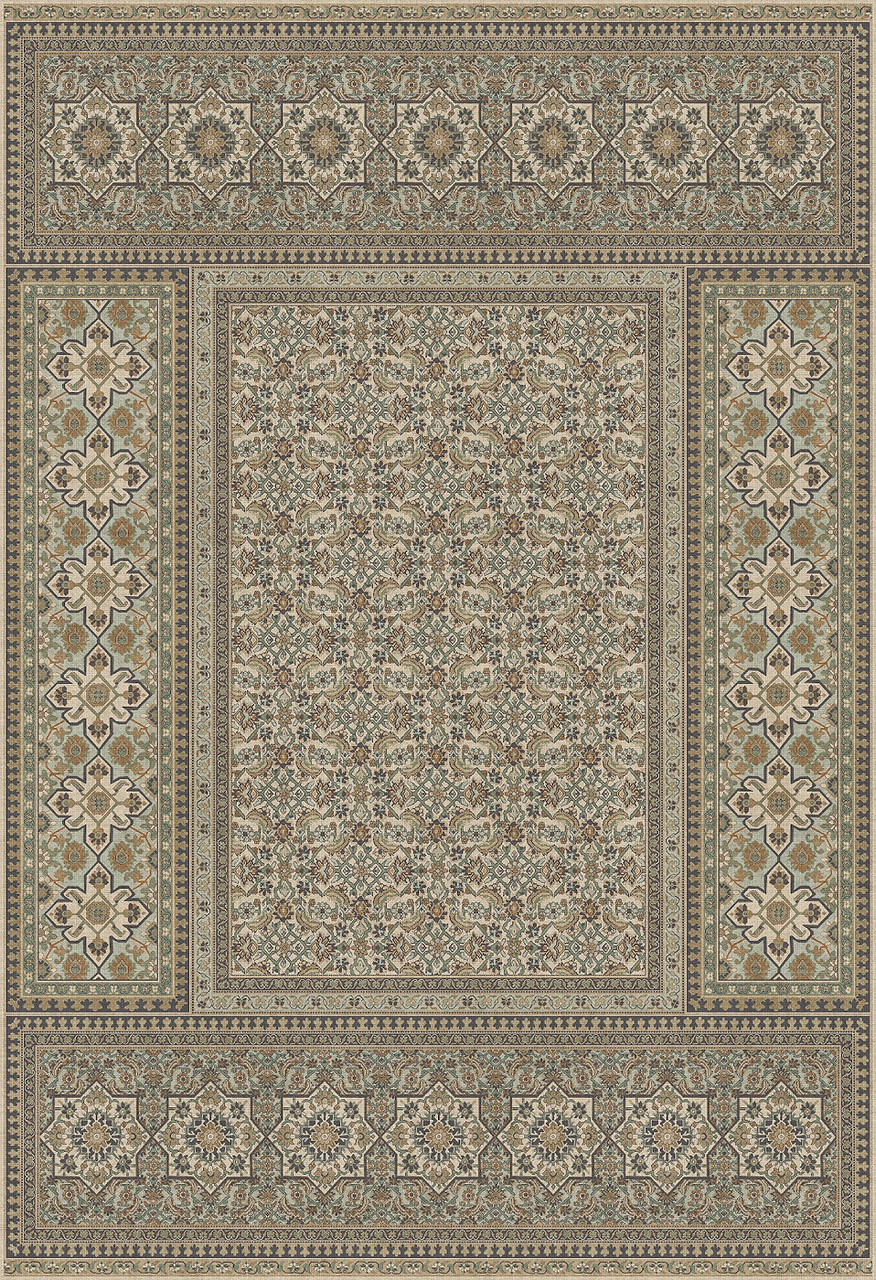 Biltmore Maison Tapis Fontainebleau - vinyl floor cloth sizes 96x120, 120x175