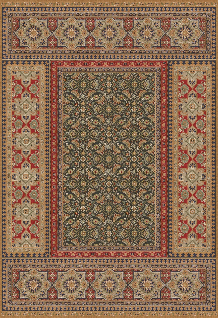 Biltmore Maison Tapis Ile de France - vinyl floor cloth sizes 52x76, 72x108