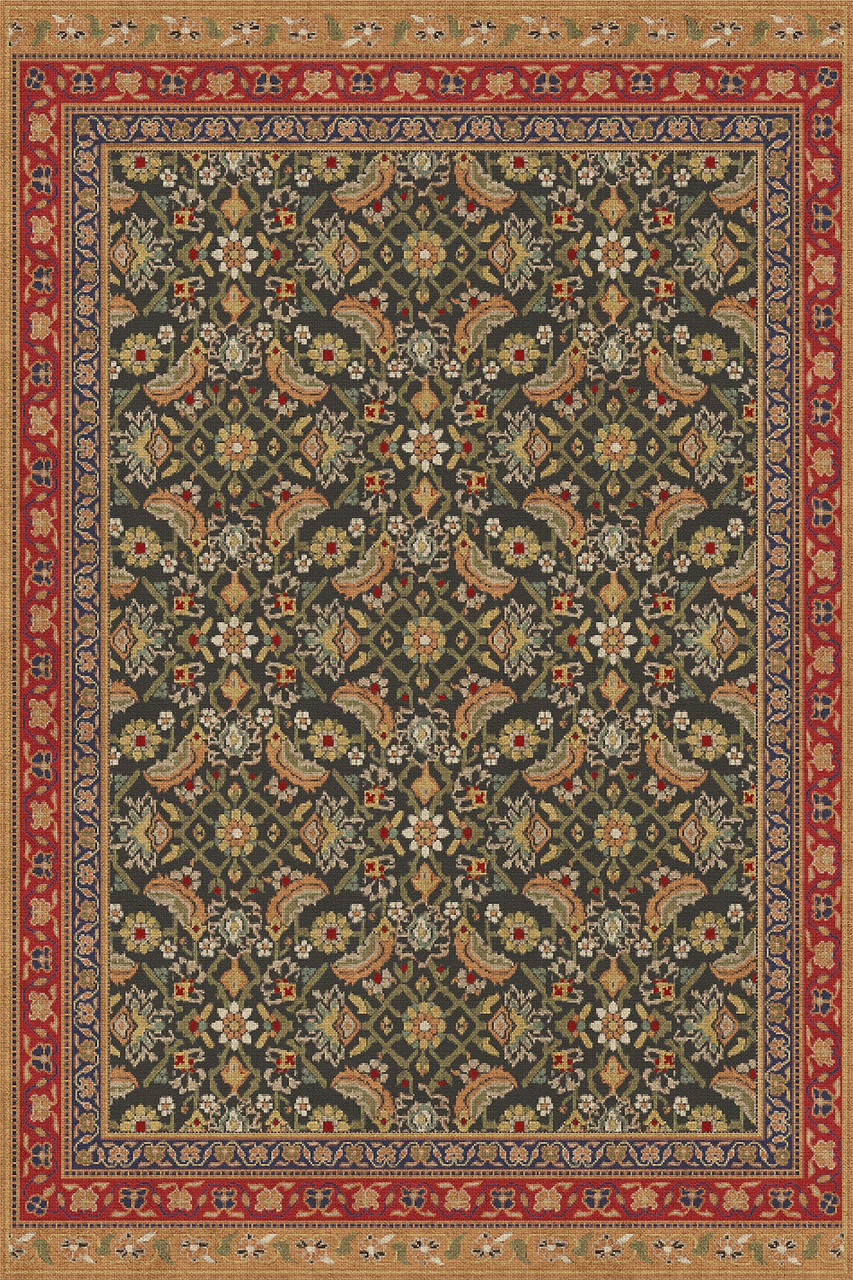 Biltmore Maison Tapis Ile de France - vinyl floor cloth sizes 20x30, 24x36,38x56