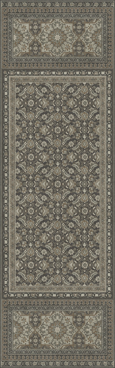 Biltmore Maison Tapis Lyon - vinyl floor cloth sizes 24x77, 36x115