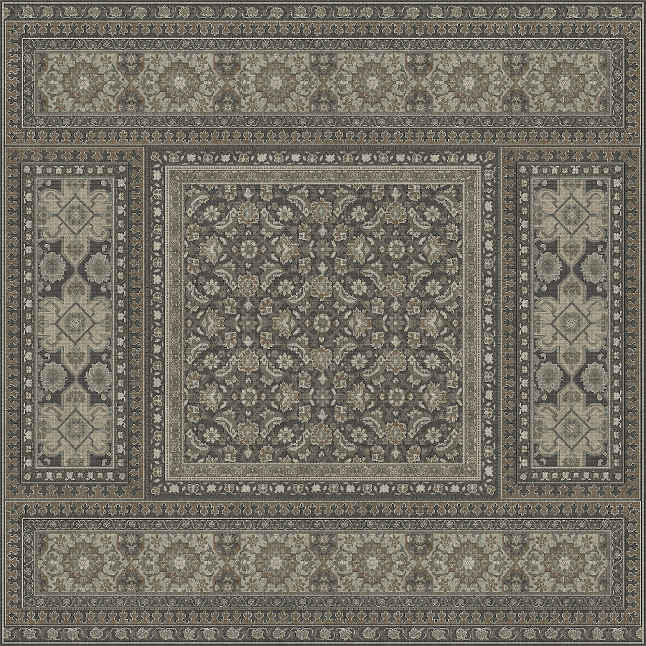 Biltmore Maison Tapis Lyon - vinyl floor cloth size 72x72