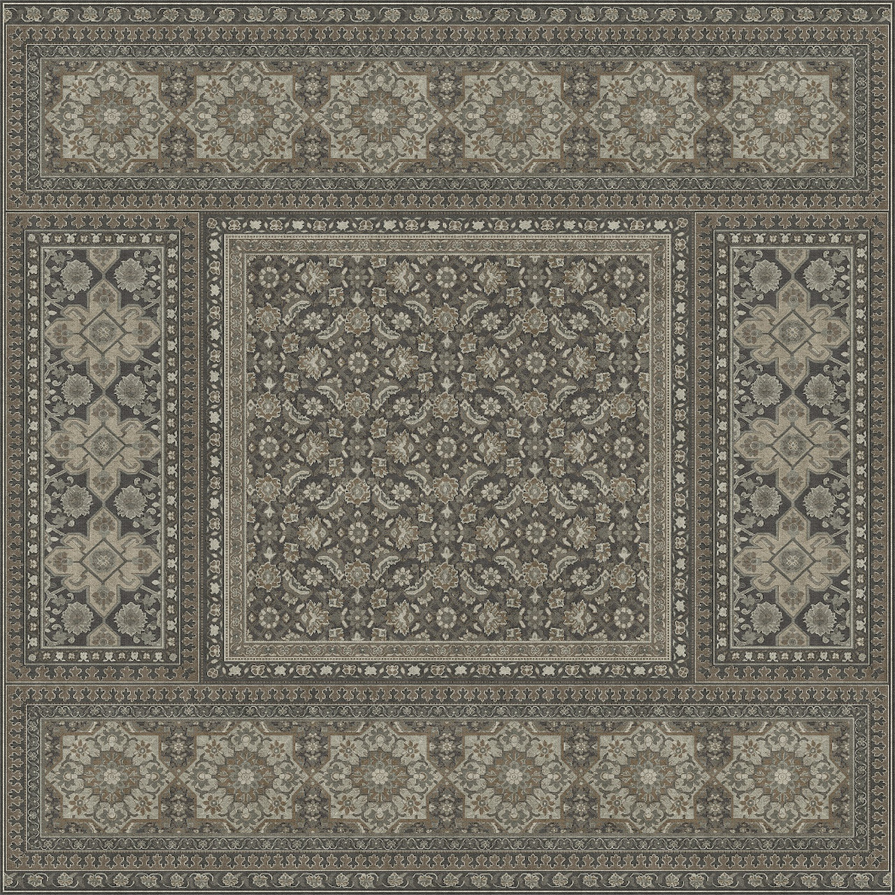 Biltmore Maison Tapis Lyon - vinyl floor cloth size 84x84