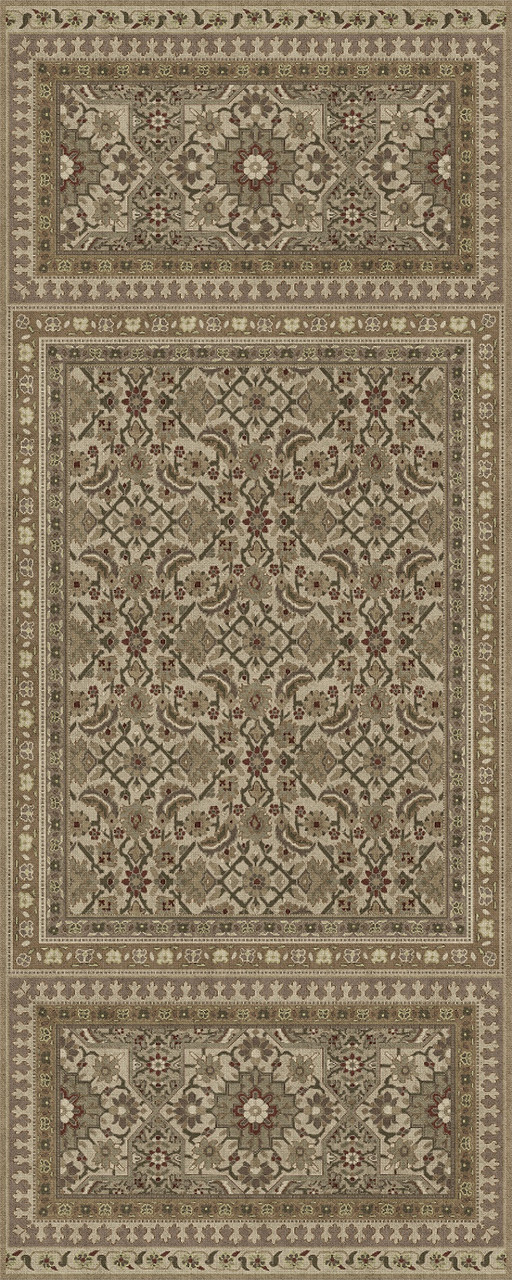 Biltmore Maison Tapis Normandy - vinyl floor cloth sizes 30x75, 36x90