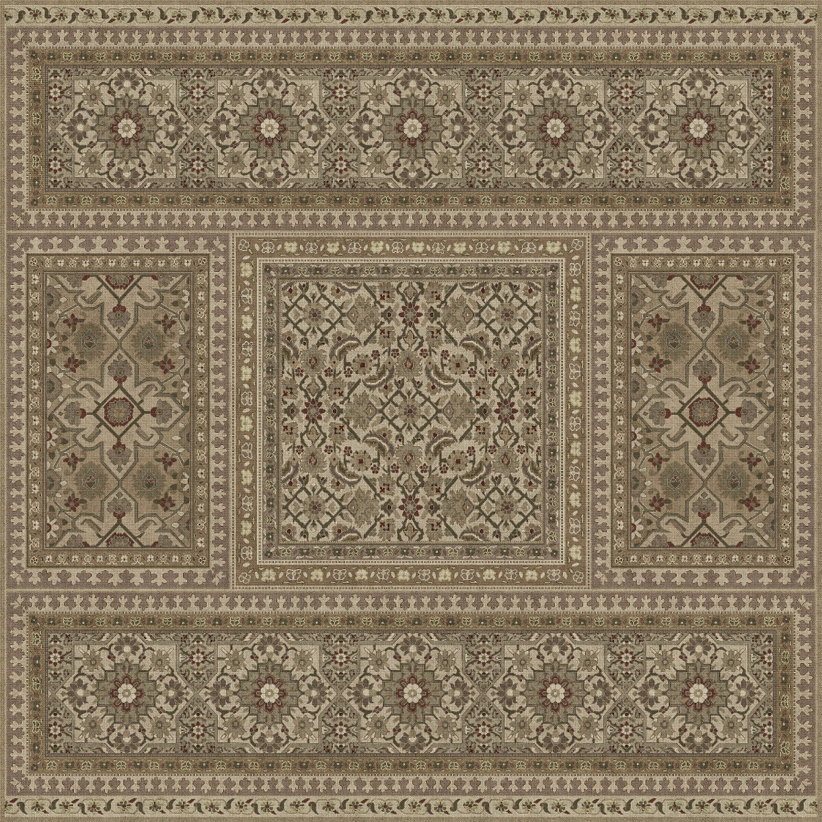Biltmore Maison Tapis Normandy - vinyl floor cloth size 60x60