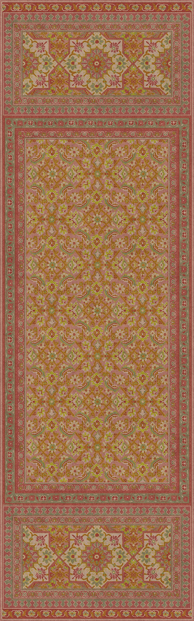 Biltmore Maison Tapis Provence - vinyl floor cloth sizes 24x77, 36x115