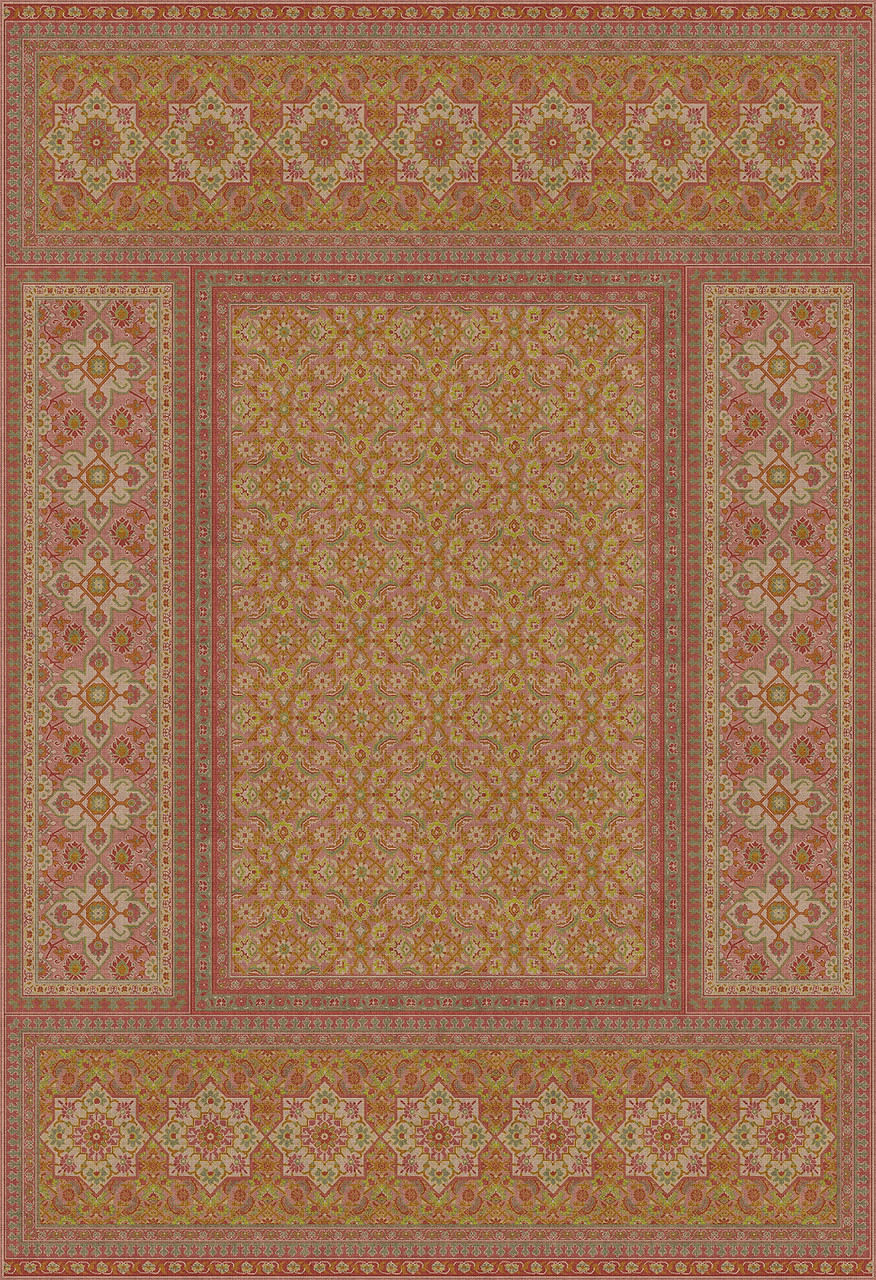Biltmore Maison Tapis Provence - vinyl floor cloth sizes 96x140, 120x175