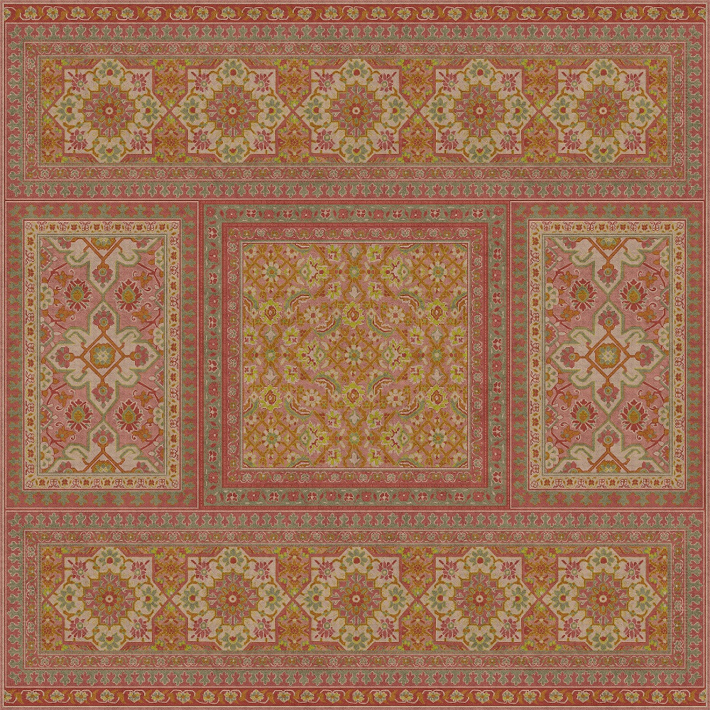 Biltmore Maison Tapis Provence - vinyl floor cloth sizes 60x60, 72x72