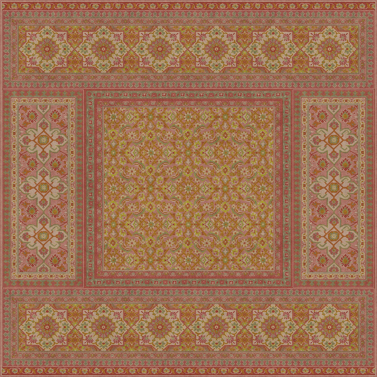 Biltmore Maison Tapis Provence - vinyl floor cloth size 84x84